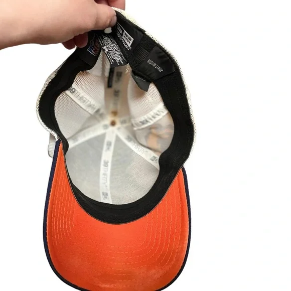 NFL New Era Chicago Bears fitted logo mascot hat size medium large - Picture 11 of 11